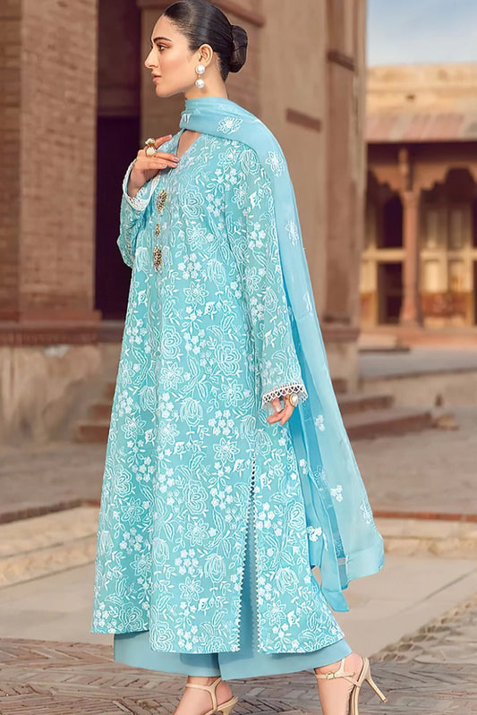 DFW-1353 Bareeze Embroidery 3PC Lawn Suit