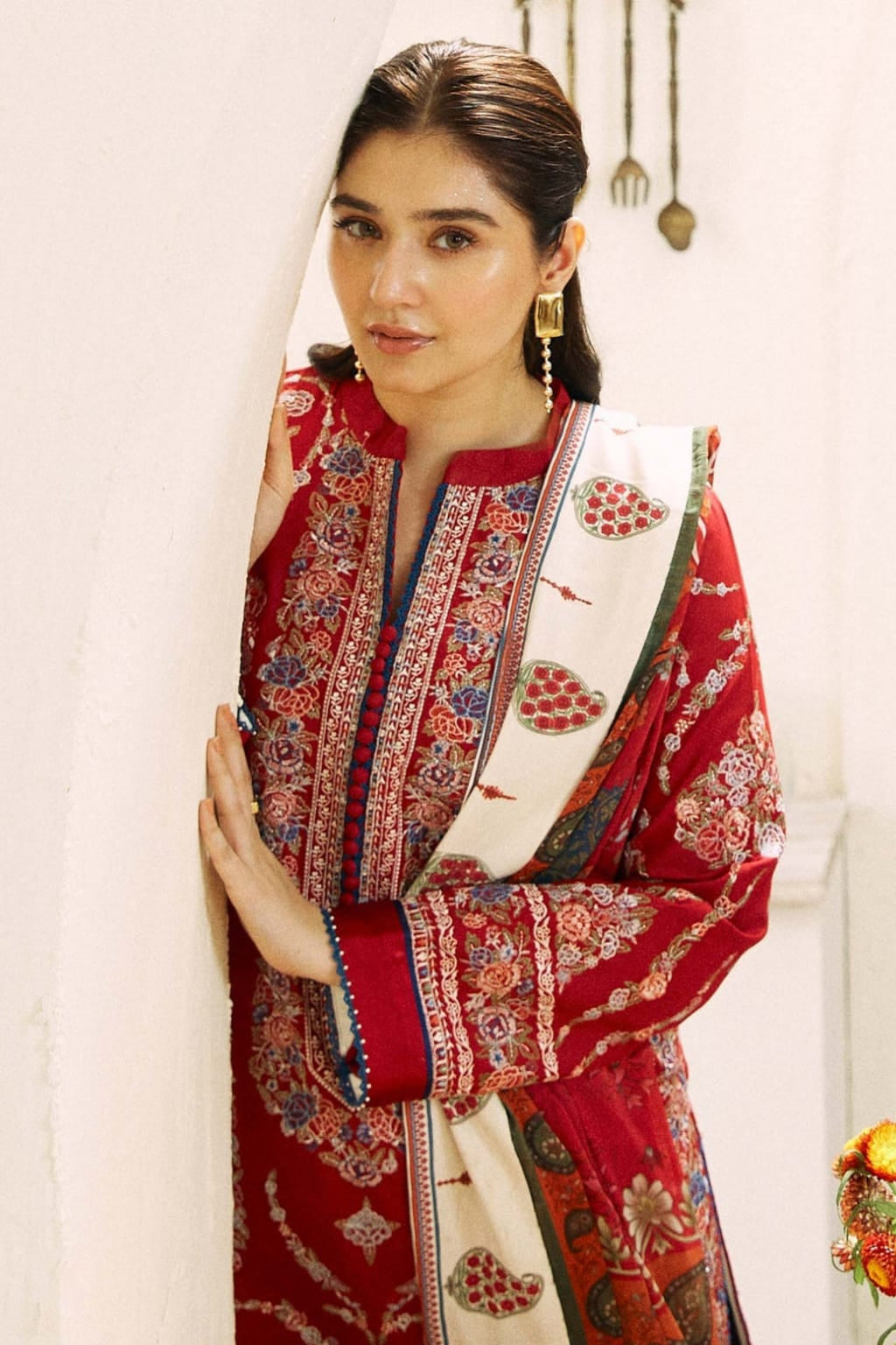 DFW-978 CoCo Heavy Embroidery 3PC Dhanak Suit