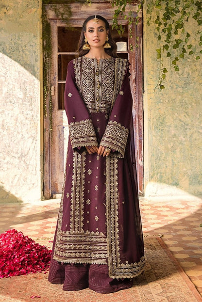 DFW-1067 Asim Jofa Heavy Embroidery 3PC Dhanak Suit
