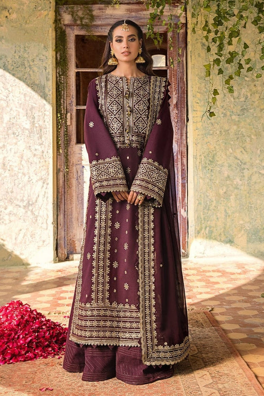 DFW-1067 Asim Jofa Heavy Embroidery 3PC Dhanak Suit
