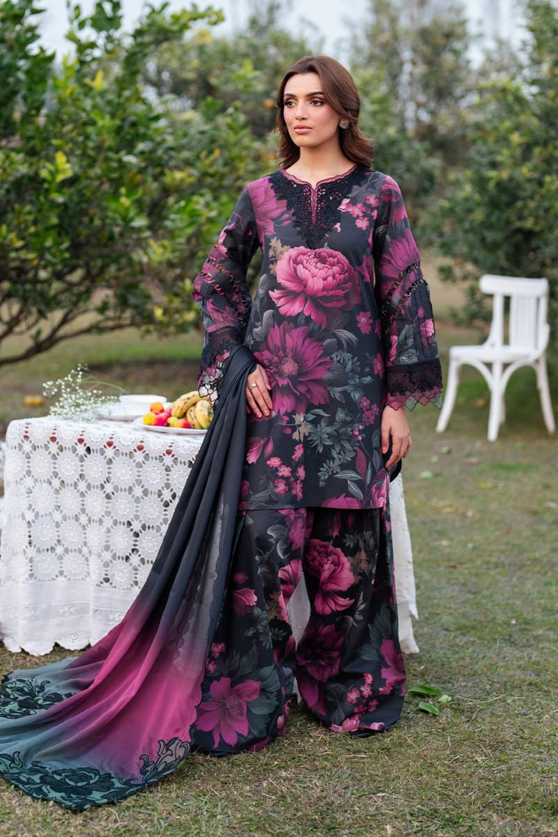 DFW-1202 Iznik Embroidery 3PC Karandi Suit