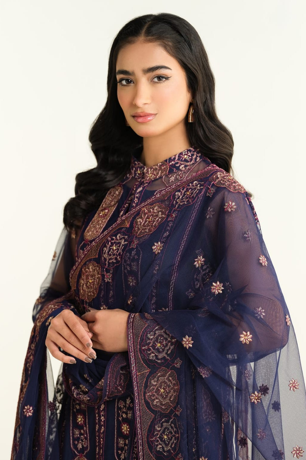 DFW-913 Kayseria Heavy Embroidery 3PC Dhanak Suit