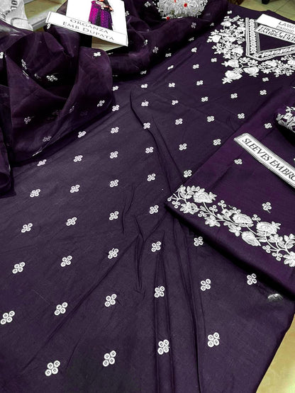 DFW-1301 Dyot Embroidery 3PC Lawn Suit
