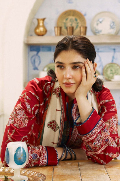 DFW-978 CoCo Heavy Embroidery 3PC Dhanak Suit