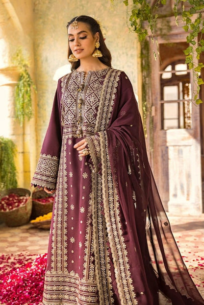 DFW-1067 Asim Jofa Heavy Embroidery 3PC Dhanak Suit