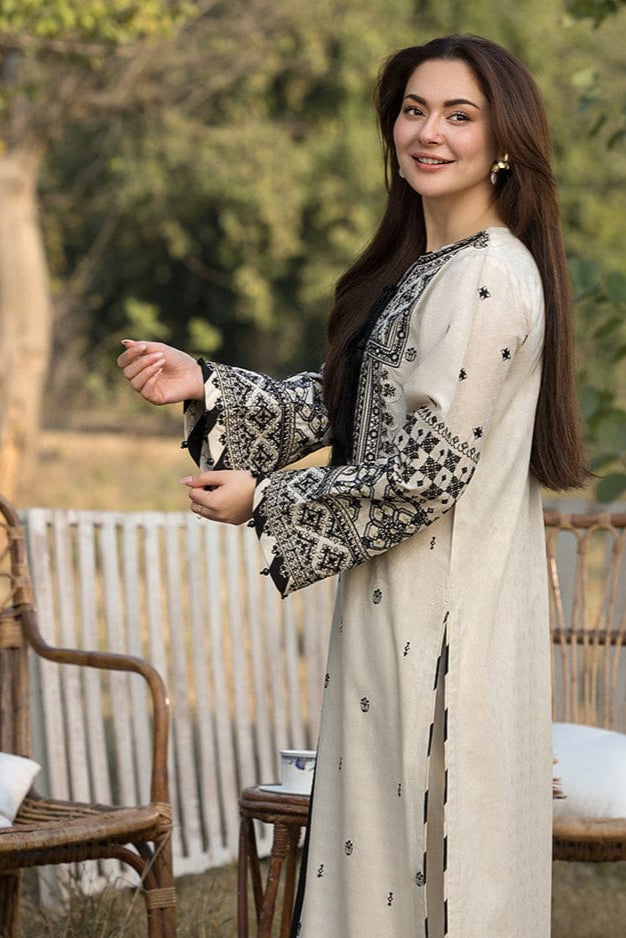 DFW-1040 Qalamkar Embroidery 3PC Dhanak Suit