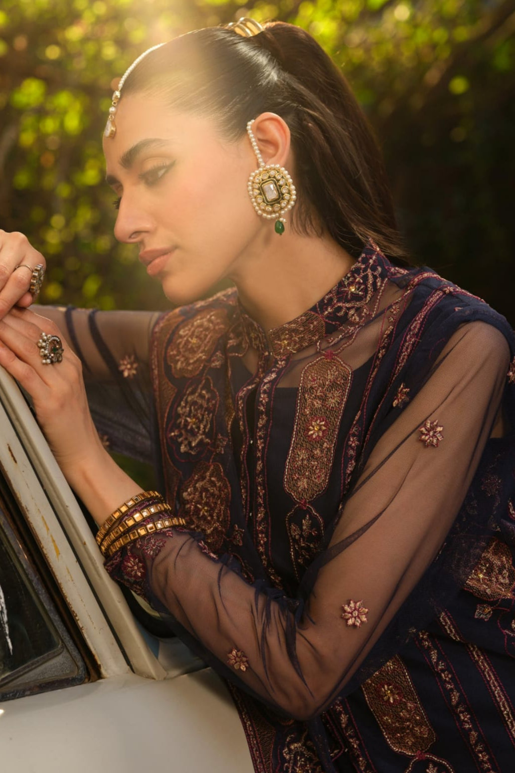 DFW-913 Kayseria Heavy Embroidery 3PC Dhanak Suit