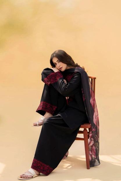 DFW-1161 Sapphire Embroidery 2PC Dhanak Suit