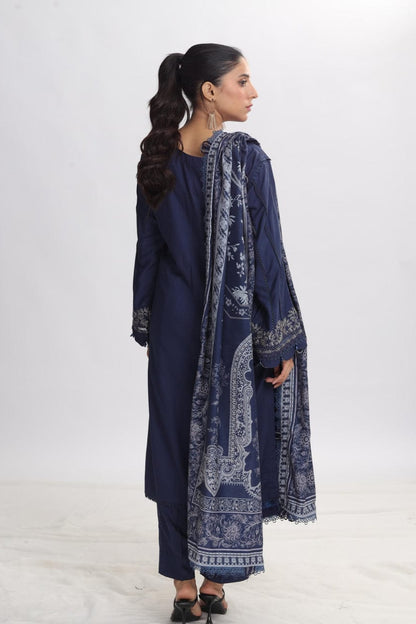 DFW-993 Maria B Heavy Embroidery 3PC Linen Suit