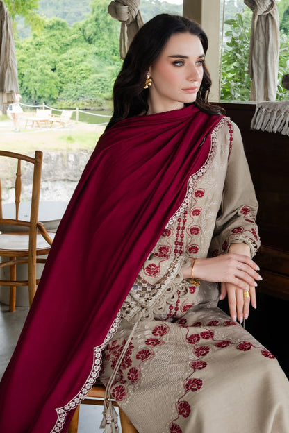 DFW-1209 Faiza Faisal Embroidery 3PC Dhanak Suit