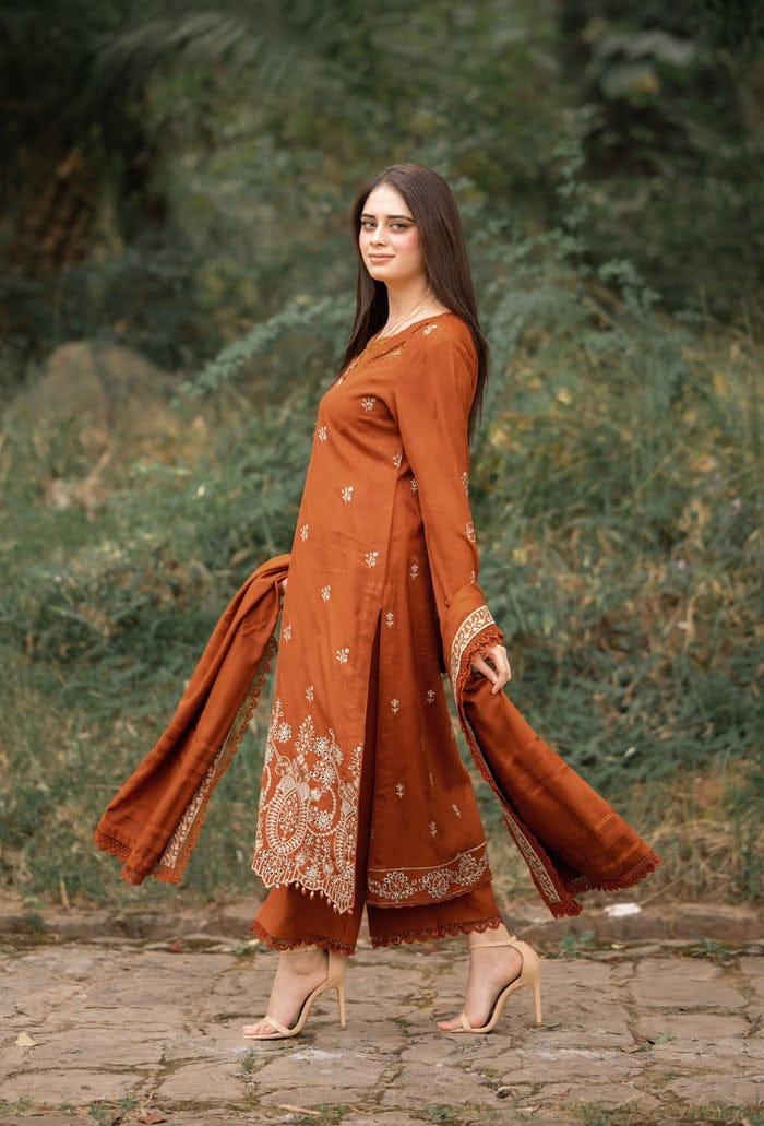 DFW-1147 Libaas Heavy Embroidery 3PC Dhanak Suit