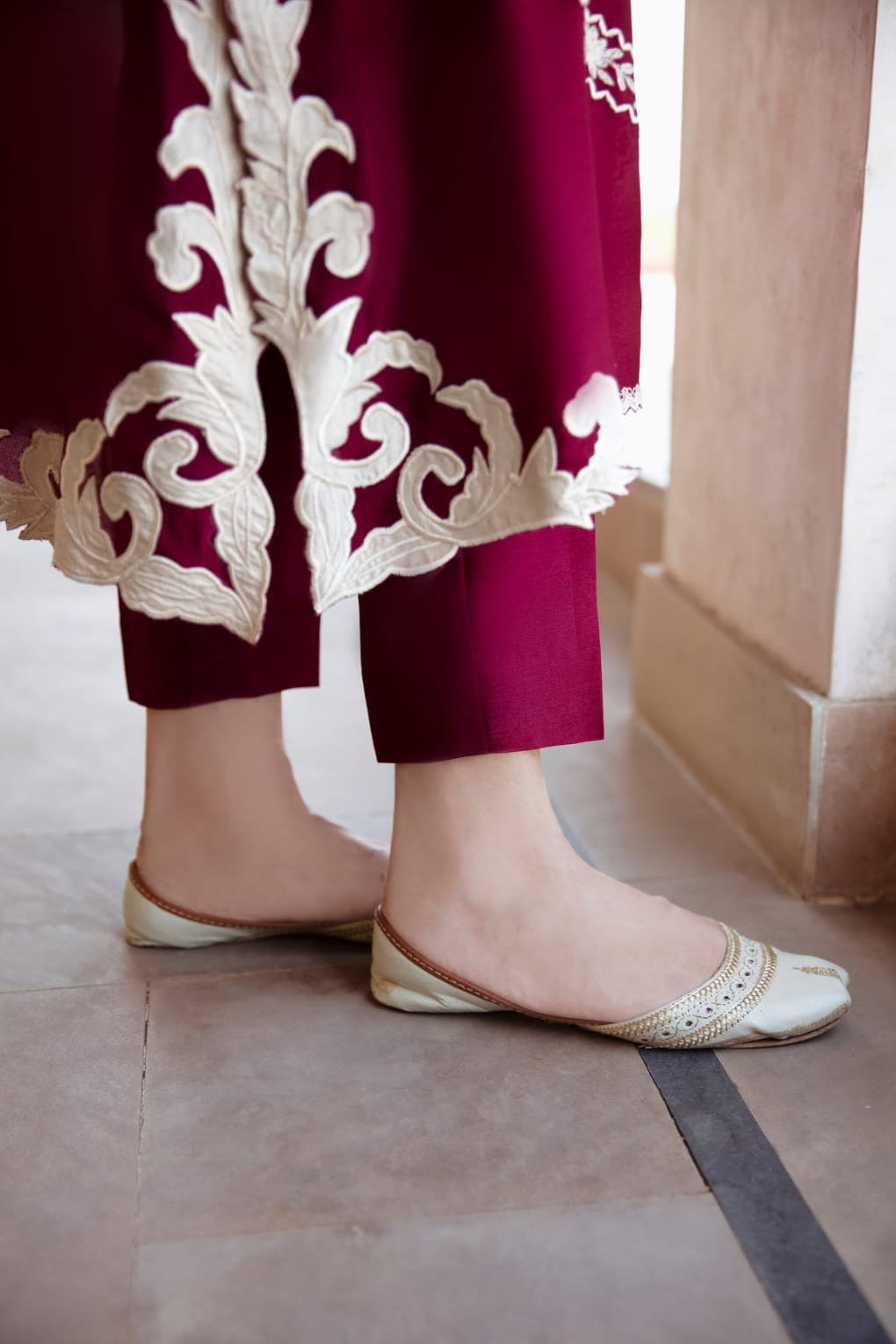 DFW-1239 Sobia Nazir Embroidery 2PC Dhanak Suit