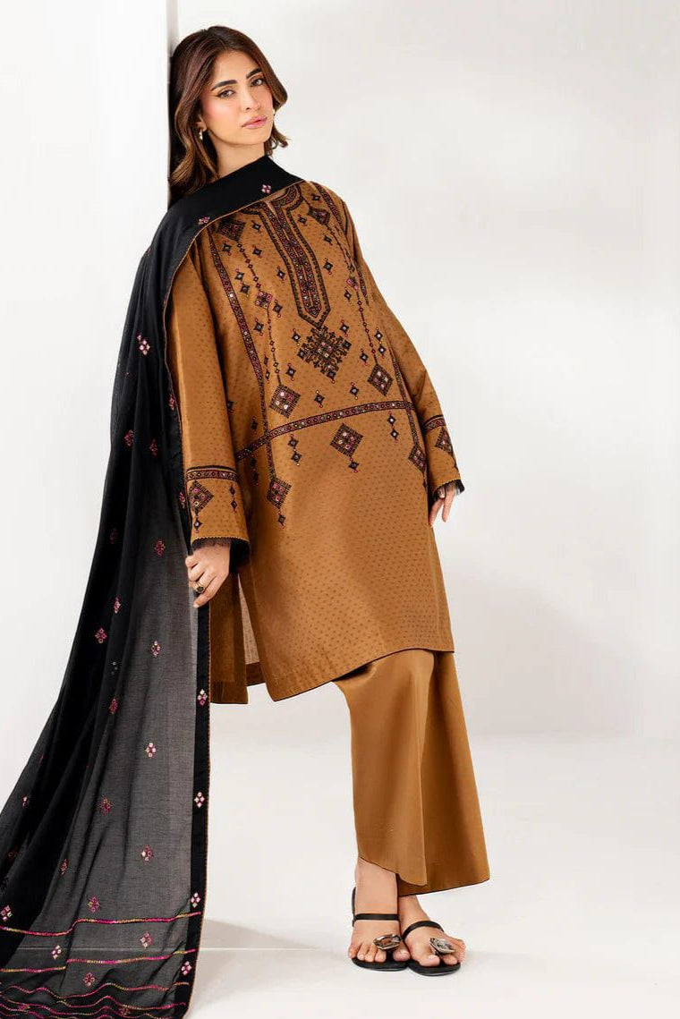 DFW-906 Jazmin Heavy Embroidery 3PC Dhanak Suit