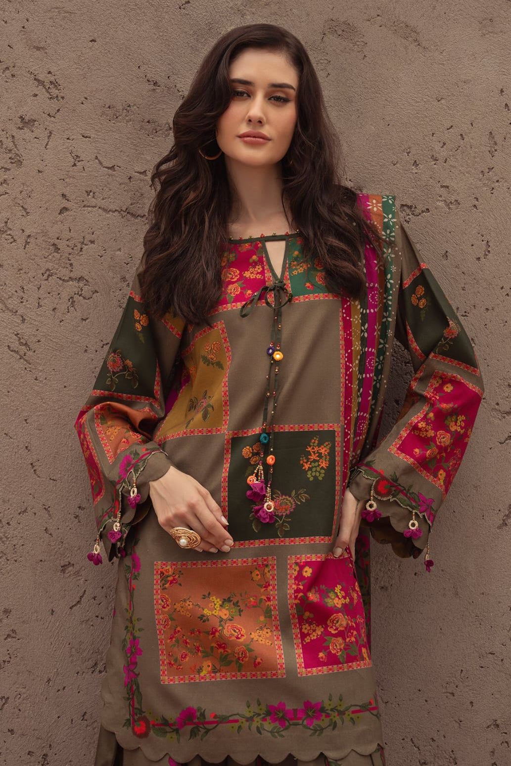 DFW-1224 Charizma Printed 3PC Karandi Suit