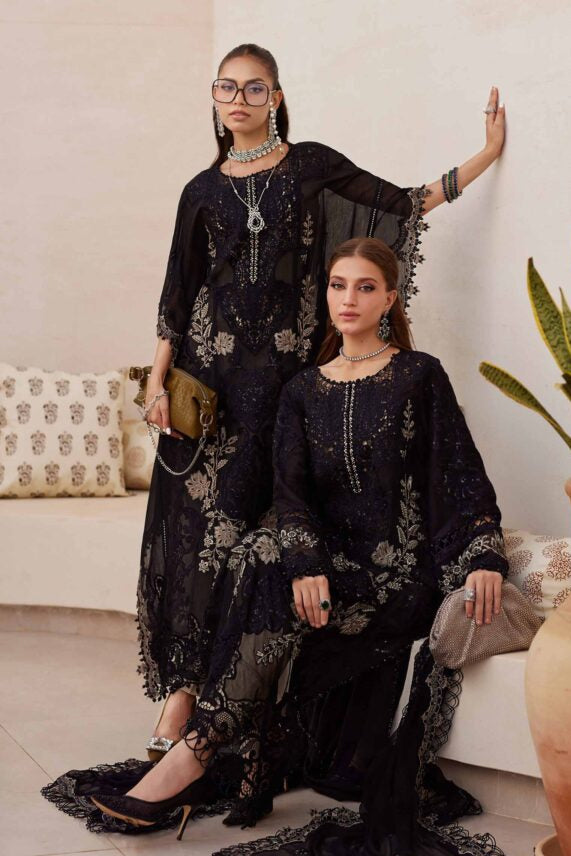 DFW-1206 Maria B Embroidery 3PC Dhanak Suit