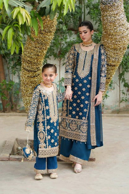DFW-1025 Rang Rasiya Heavy Embroidery 3PC Dhanak Suit