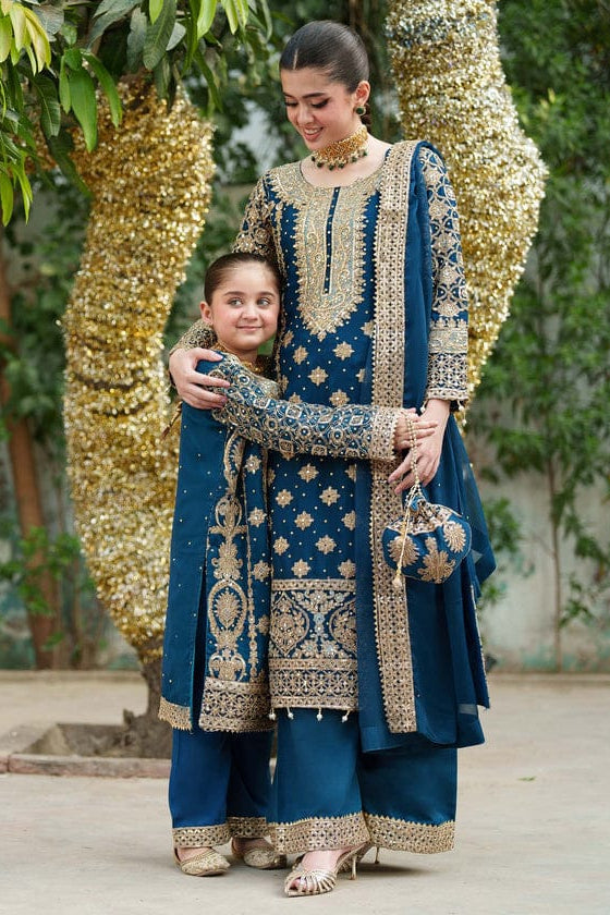 DFW-1025 Rang Rasiya Heavy Embroidery 3PC Dhanak Suit