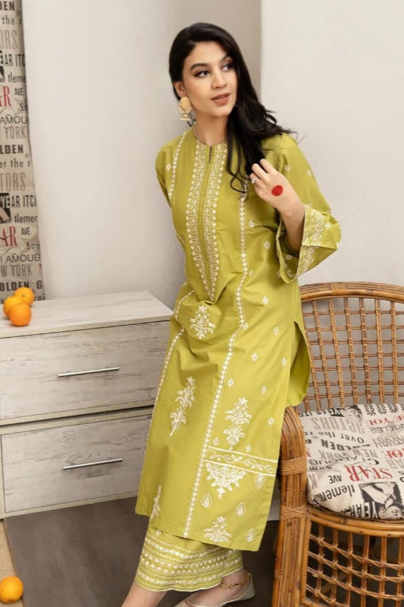 DFW-929 Urge Heavy Embroidery 3PC Dhanak Suit