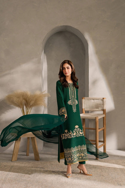 DFW-1203 Mirana Embroidery 3PC Dhanak Suit