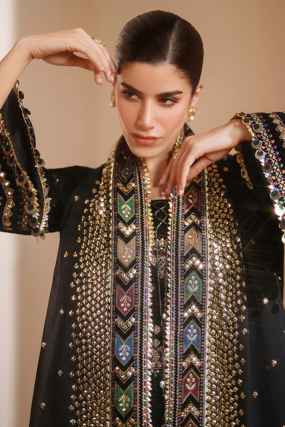 DFW-1228 Jazmin Embroidery 3PC Dhanak Suit