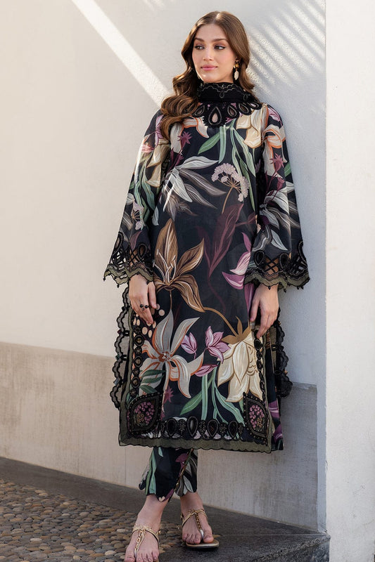 DFW-1107 Baroque Embroidery 3PC Karandi Suit