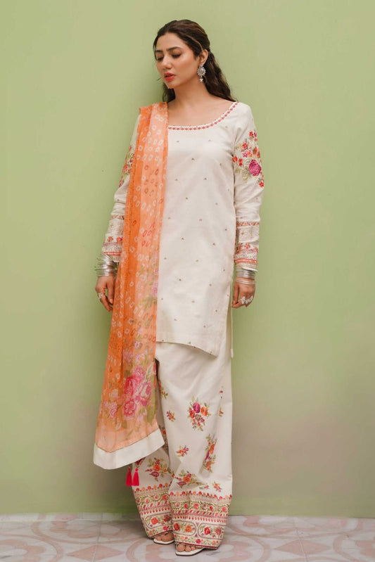 DFW-1218 Zara Shah Jahan Embroidery 3PC Dhanak Suit