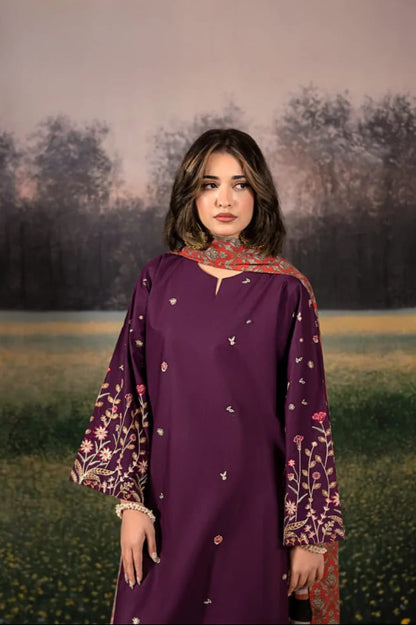 DFW-979 Urge Heavy Embroidery 3PC Dhanak Suit