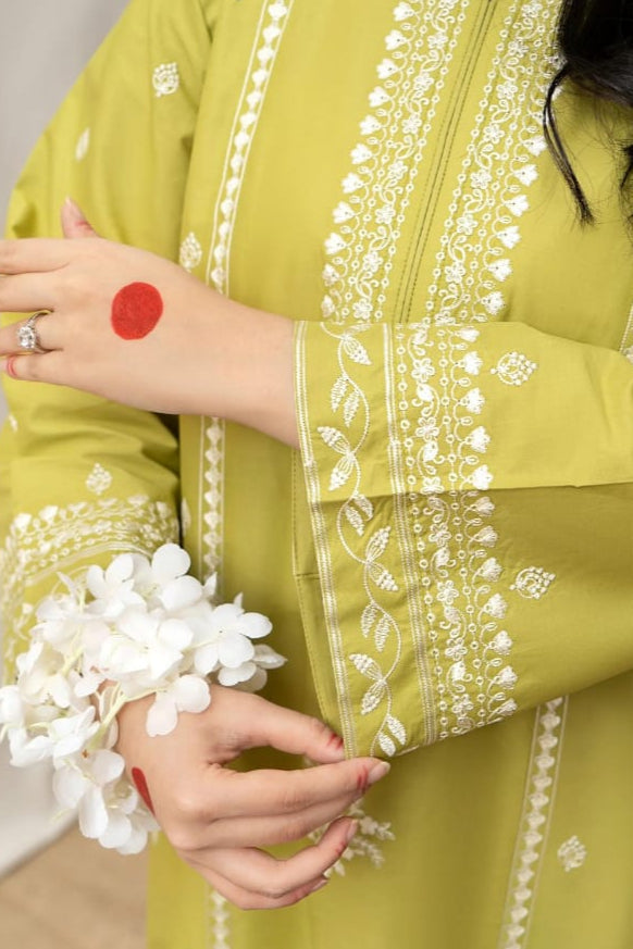 DFW-929 Urge Heavy Embroidery 3PC Dhanak Suit