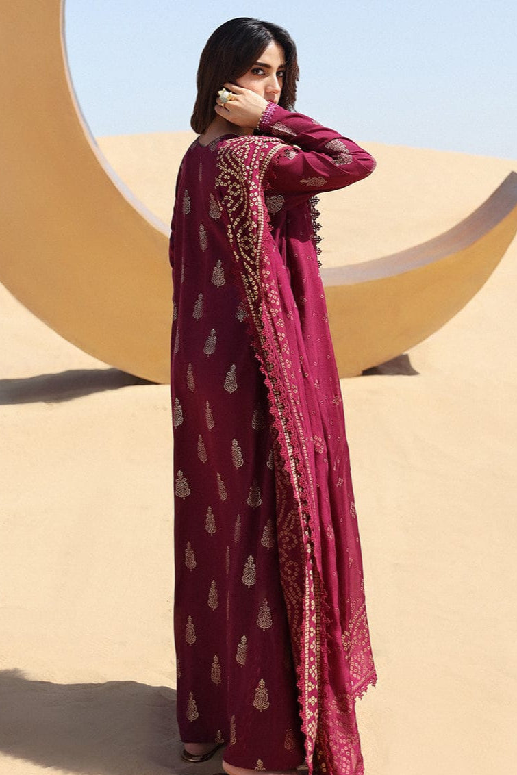 DFW-994 Cross Stitch Heavy Embroidery 3PC Dhanak Suit