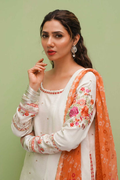 DFW-1218 Zara Shah Jahan Embroidery 3PC Dhanak Suit