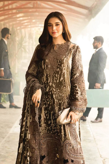 DFW-452 Maria B Embroidery 3Pc Lawn Suit