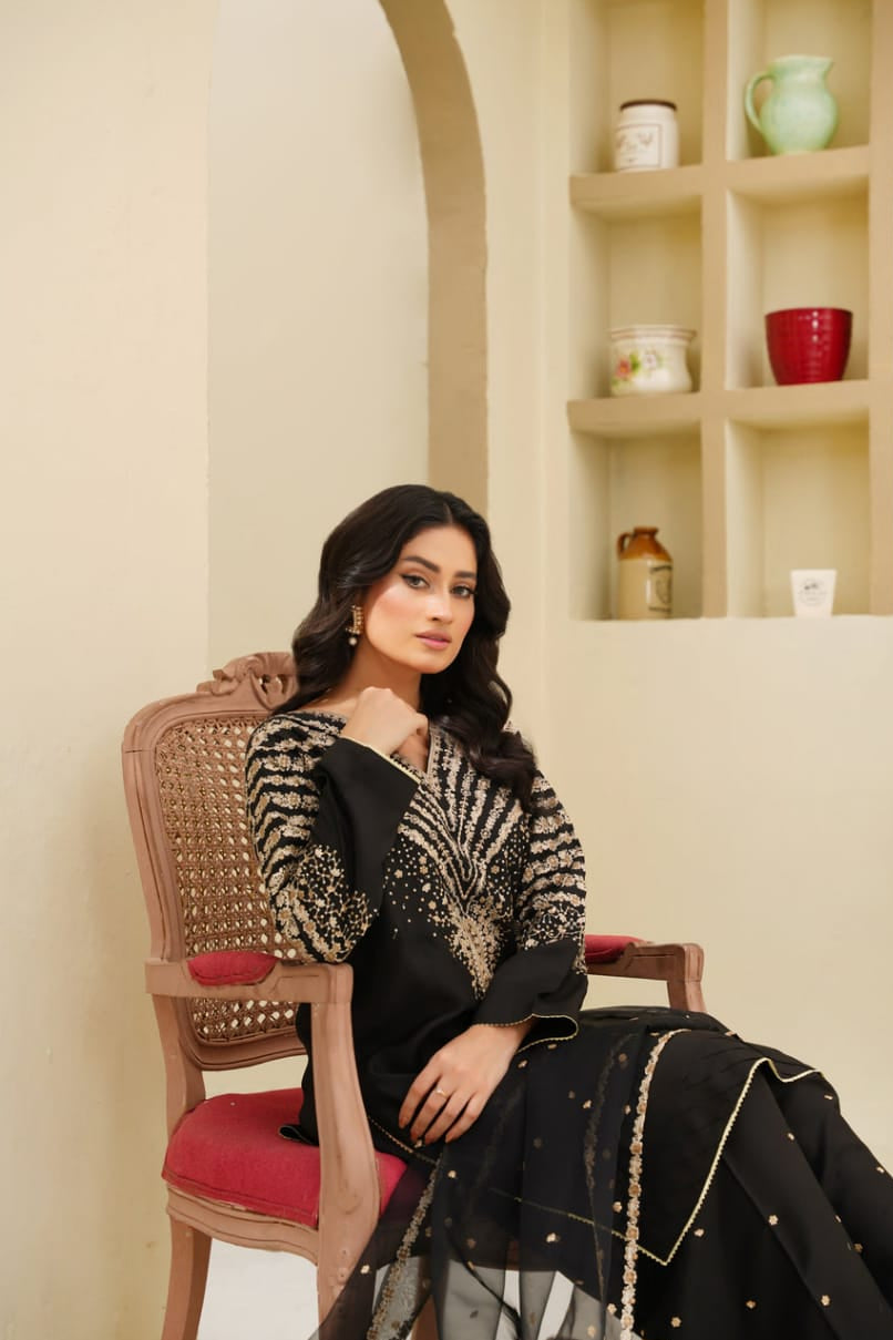 DFW-1192 Jazmin Embroidery 3PC Dhanak Suit