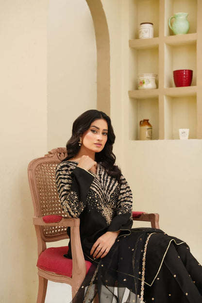 DFW-1192 Jazmin Embroidery 3PC Dhanak Suit