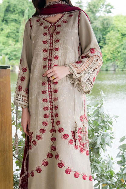 DFW-1209 Faiza Faisal Embroidery 3PC Dhanak Suit