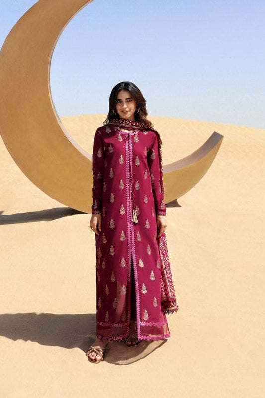 DFW-994 Cross Stitch Heavy Embroidery 3PC Dhanak Suit