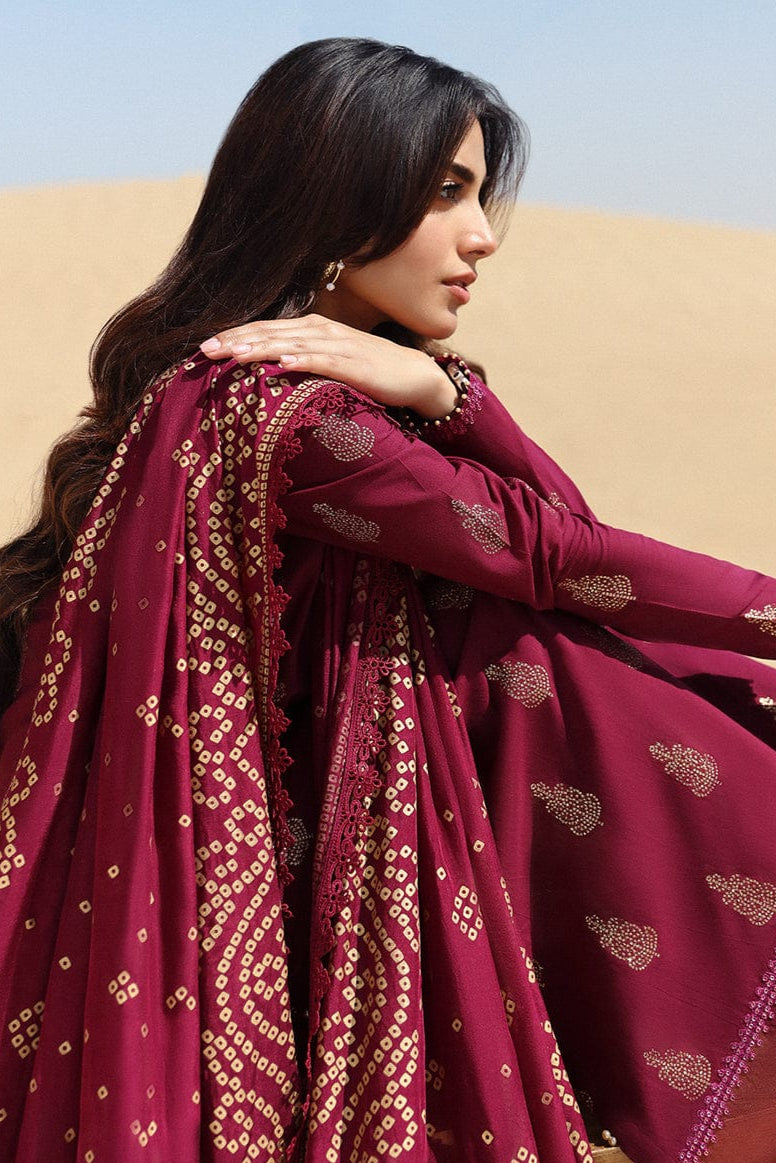 DFW-994 Cross Stitch Heavy Embroidery 3PC Dhanak Suit