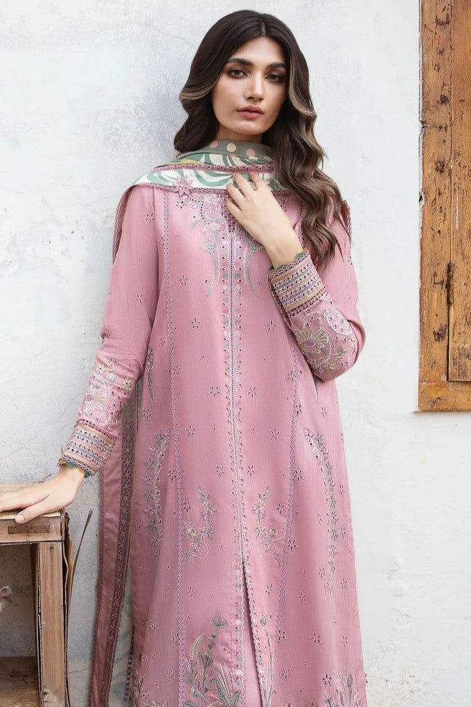 DFW-377 Jazmin Heavy Embroidery 3Pc Lawn Suit