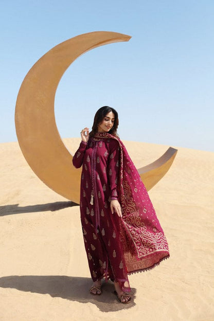 DFW-994 Cross Stitch Heavy Embroidery 3PC Dhanak Suit