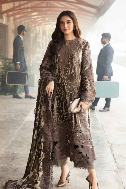 DFW-452 Maria B Embroidery 3Pc Lawn Suit