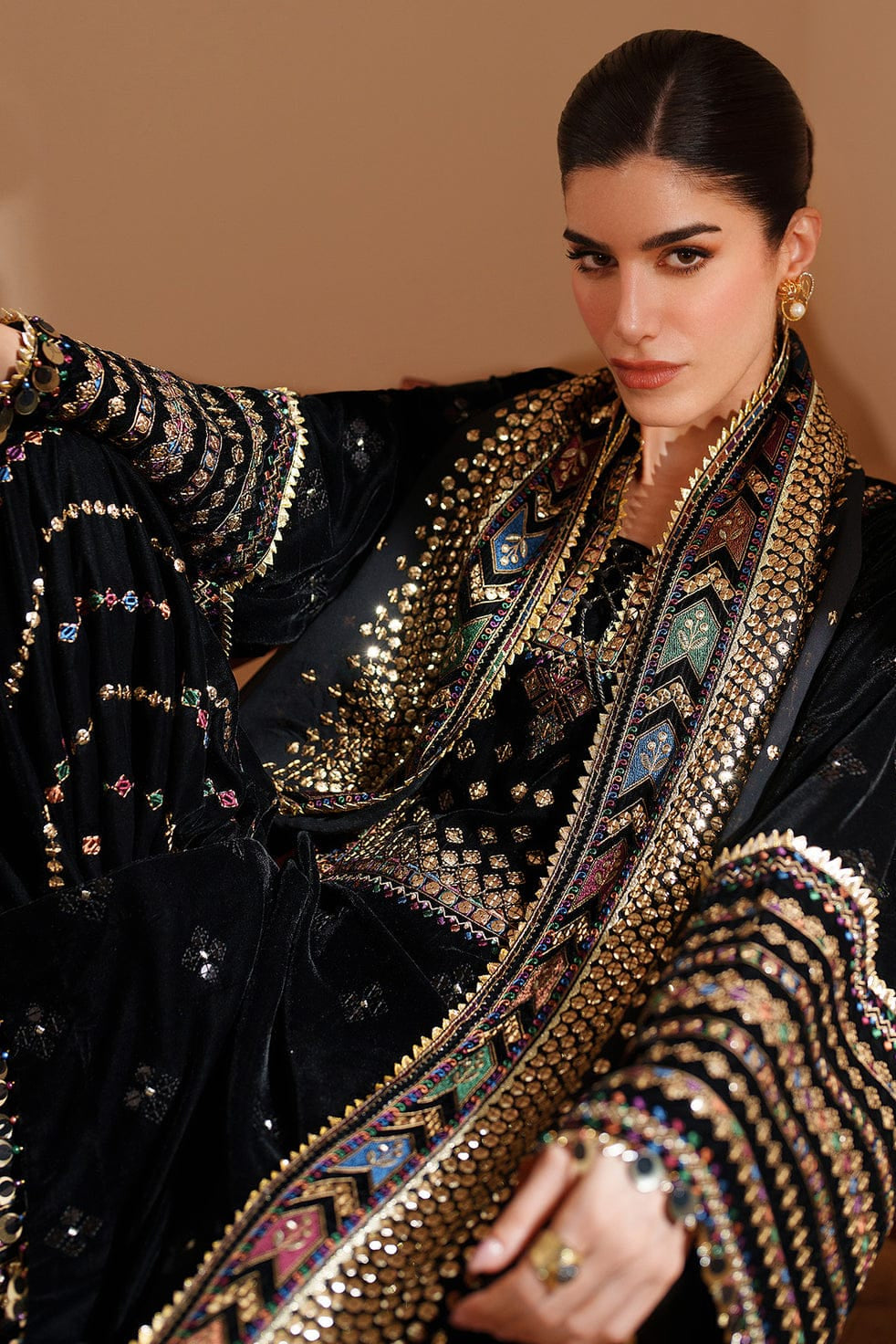 DFW-1228 Jazmin Embroidery 3PC Dhanak Suit