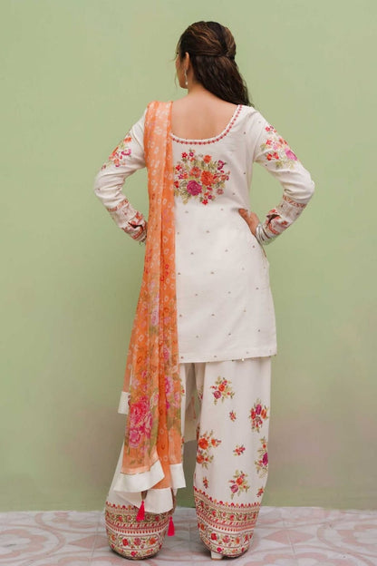 DFW-1218 Zara Shah Jahan Embroidery 3PC Dhanak Suit