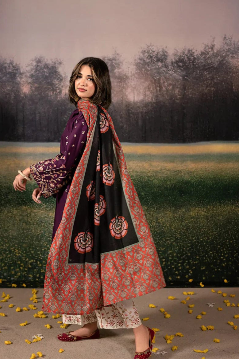 DFW-979 Urge Heavy Embroidery 3PC Dhanak Suit