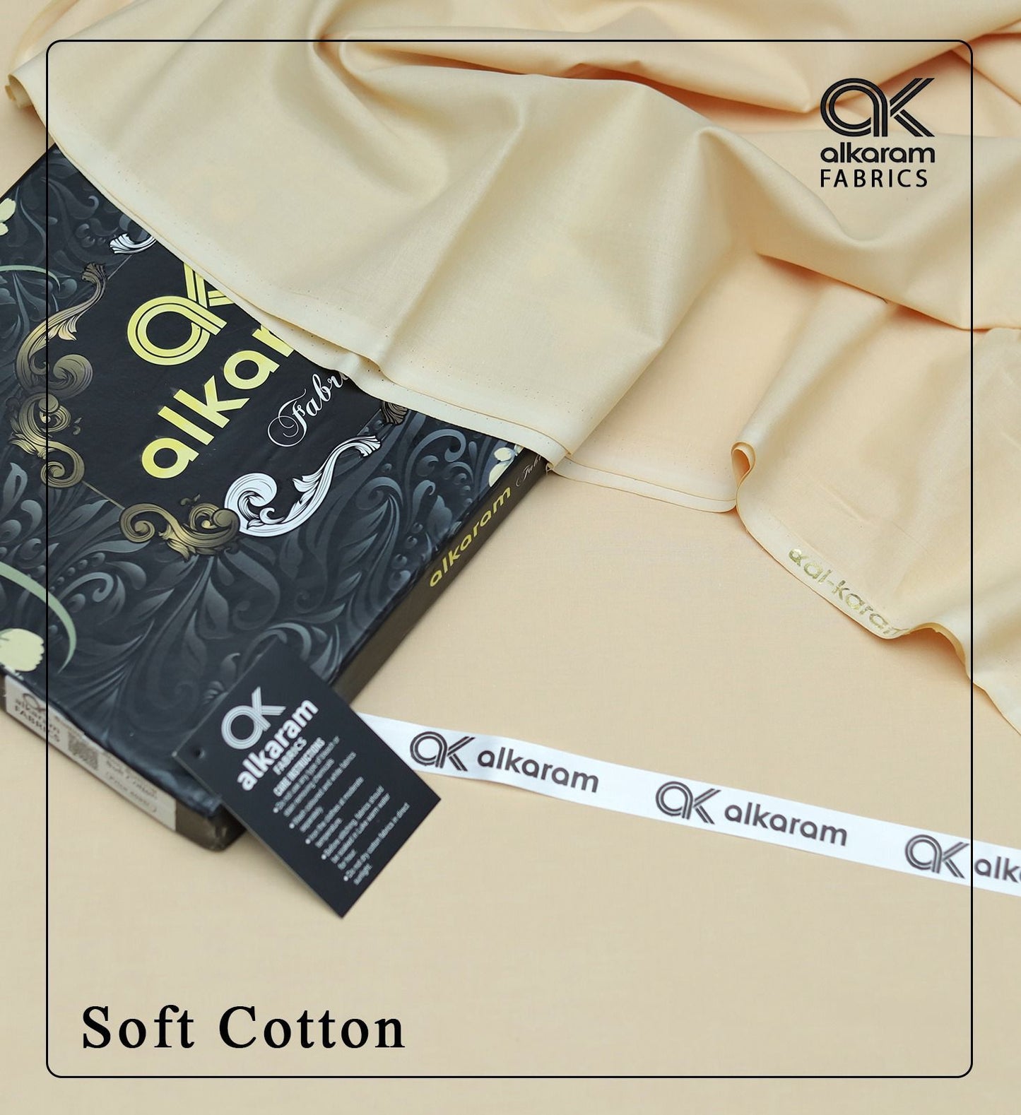 DFM-320 Alkaram Unstitched Soft Cotton Suit