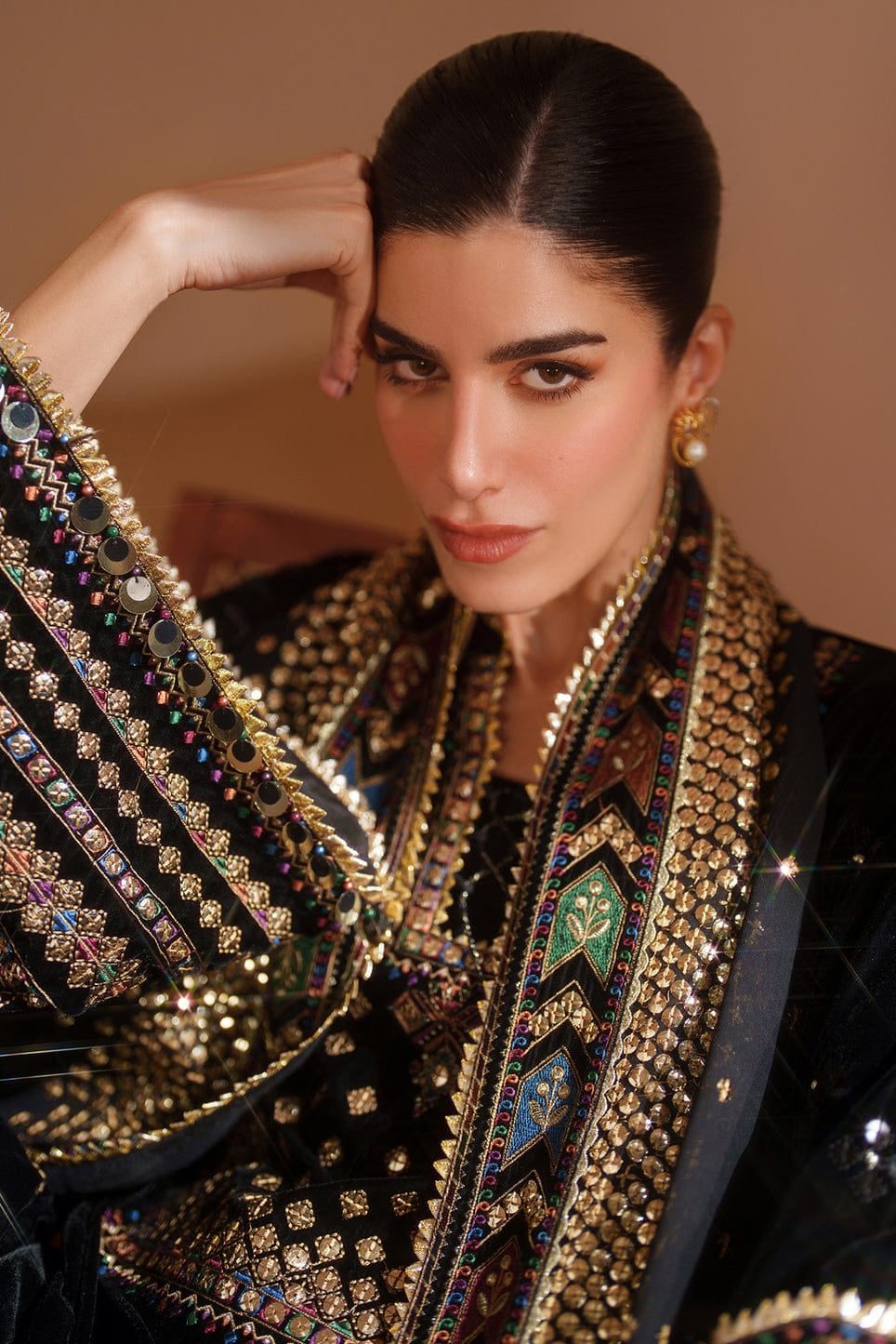 DFW-1228 Jazmin Embroidery 3PC Dhanak Suit