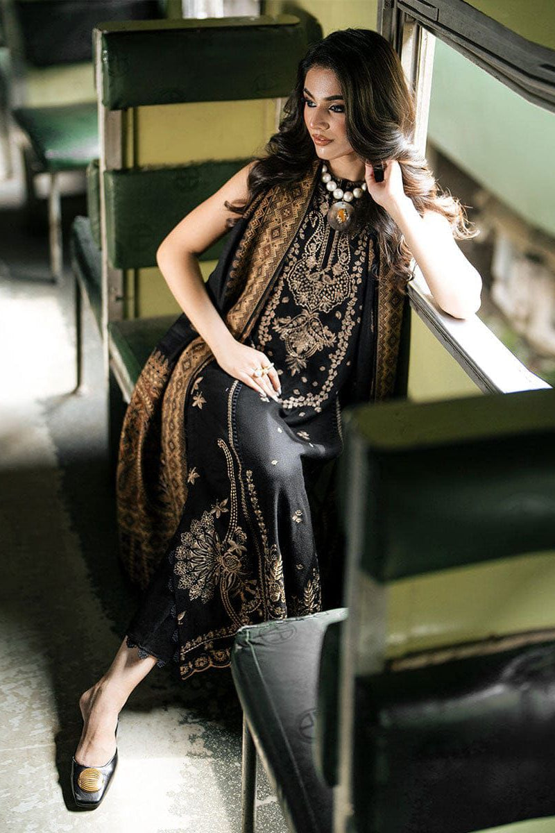 DFW-930 Bareeze Heavy Embroidery 3PC Linen Suit