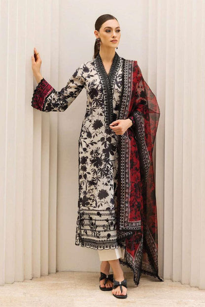 DFW-1042 Zainab Chottani Embroidery 3PC Karandi Suit