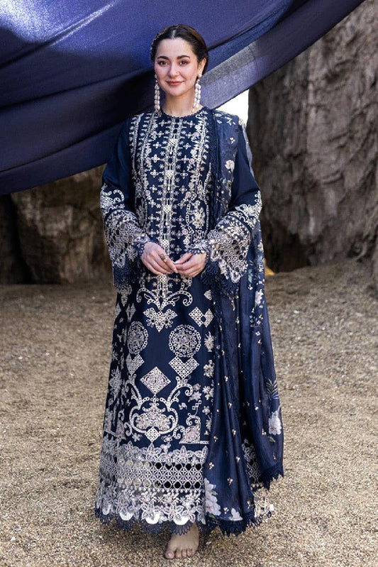 DFW-1326 Qalamkar Heavy Embroidery 3PC Lawn Suit