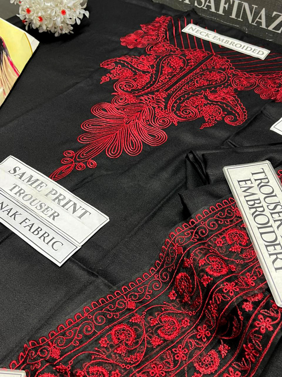 DFW-1161 Sapphire Embroidery 2PC Dhanak Suit