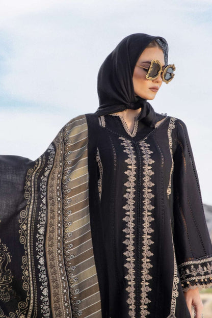 DFW-915 Maria B Heavy Embroidery 3PC Dhanak Suit