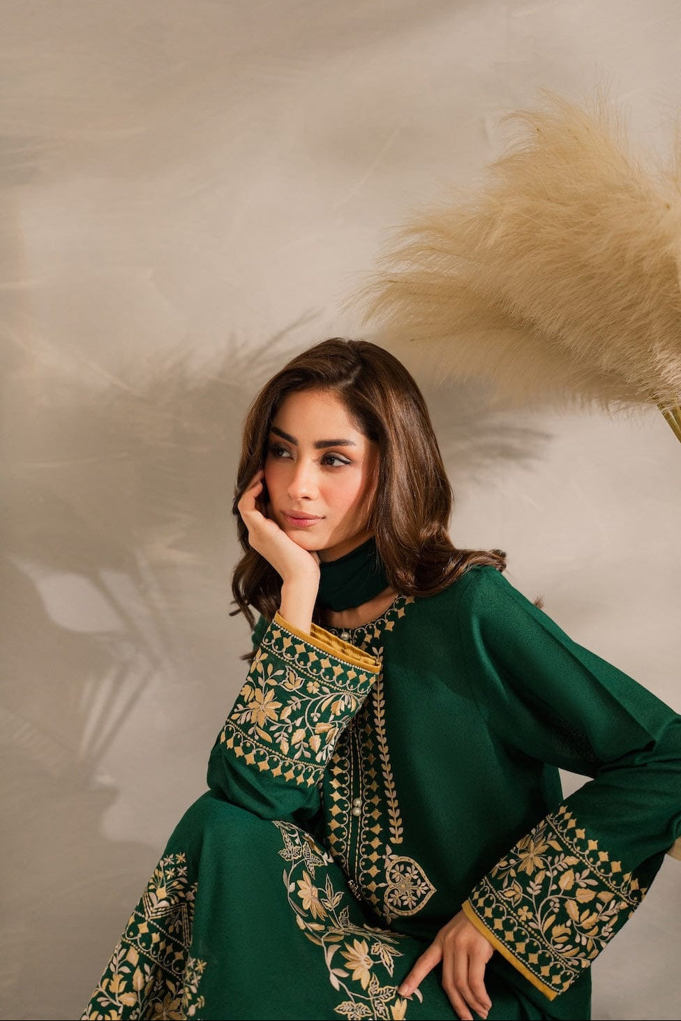 DFW-1203 Mirana Embroidery 3PC Dhanak Suit